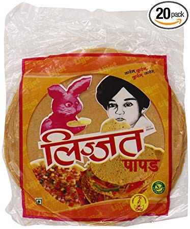 Lijjat Red Chilli Papad 200 gr