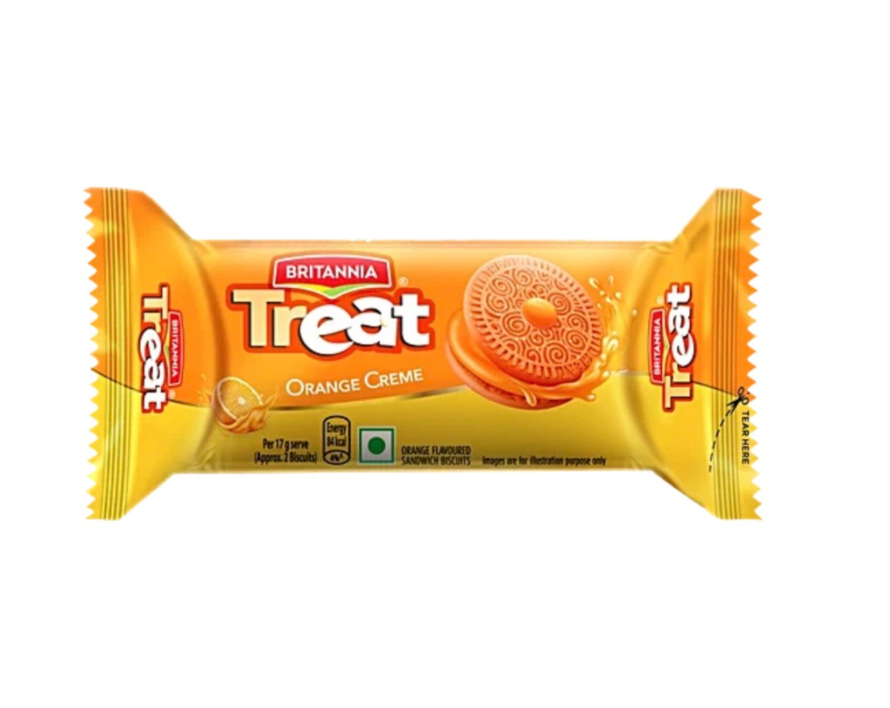 Britannia Cream Treat Orange 100g
