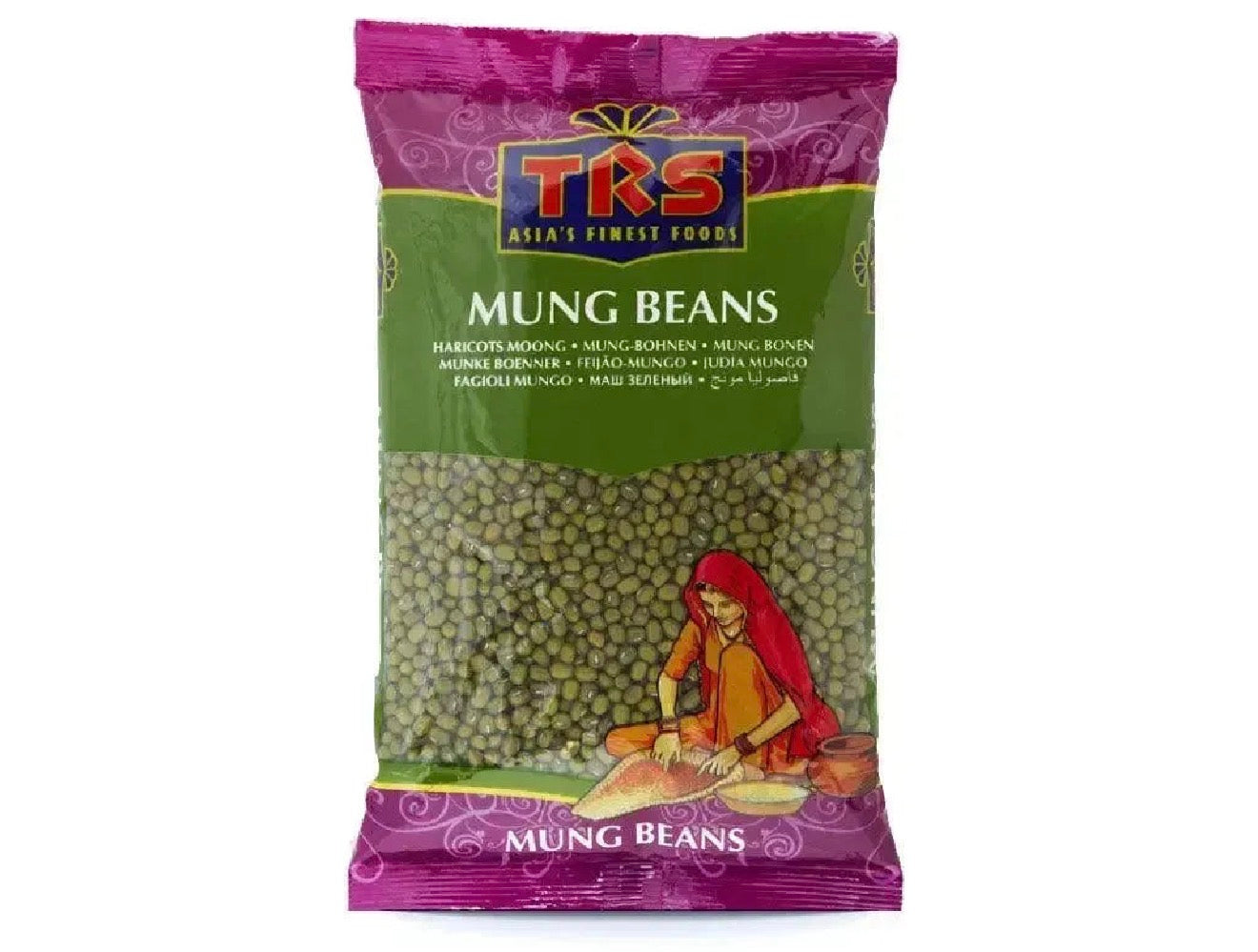 TRS Mung / Moong Beans Whole - 2Kgs