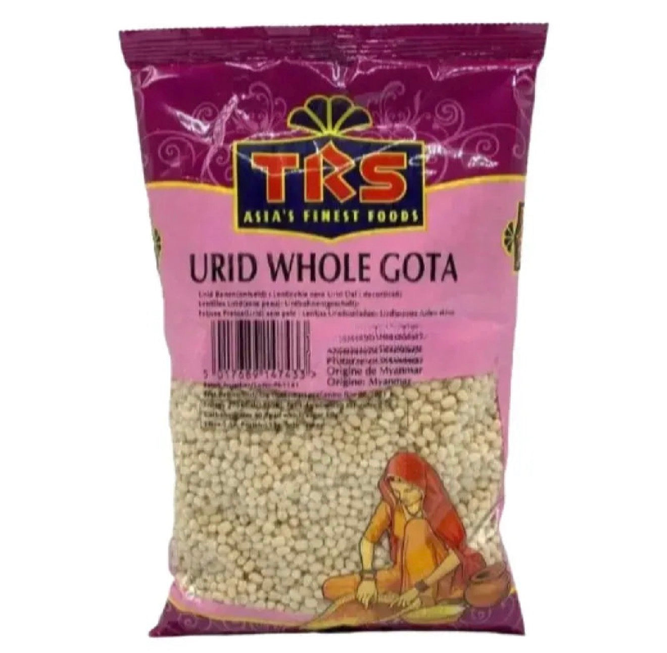 TRS Urid Whole Gota 500g