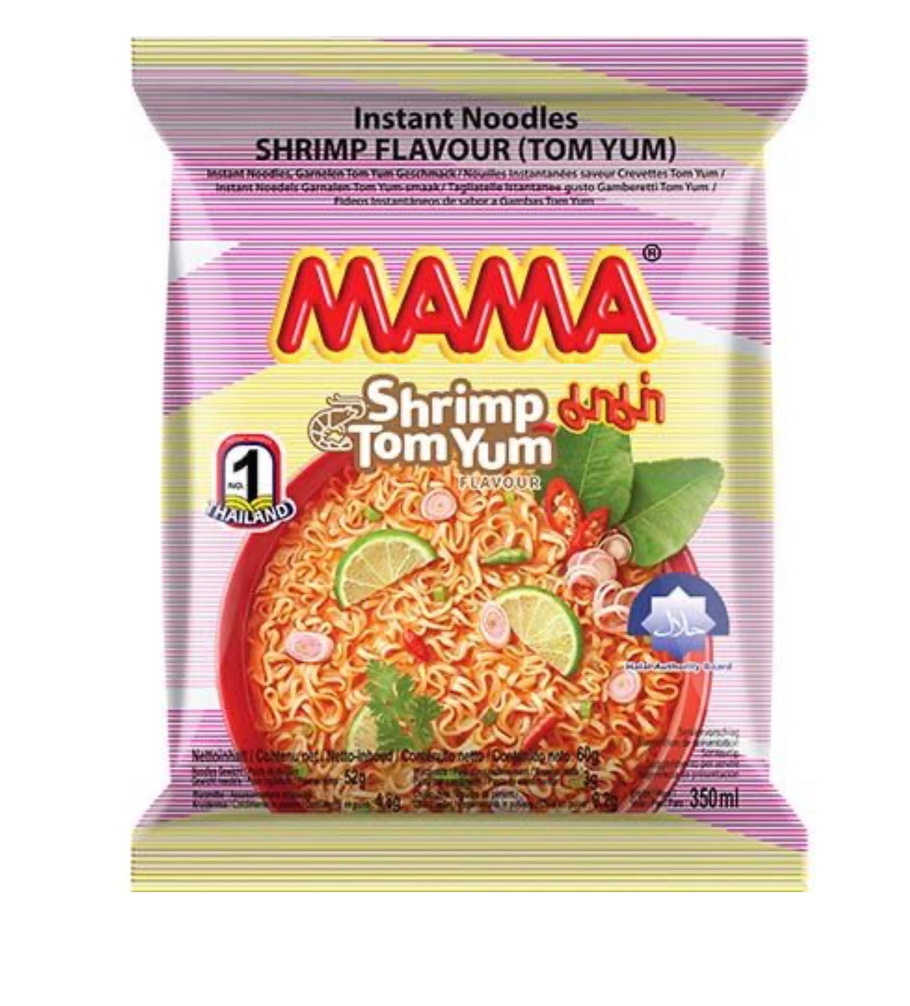 MAMA  Instant Noodles Shrimp Tom Yum Halal 60g