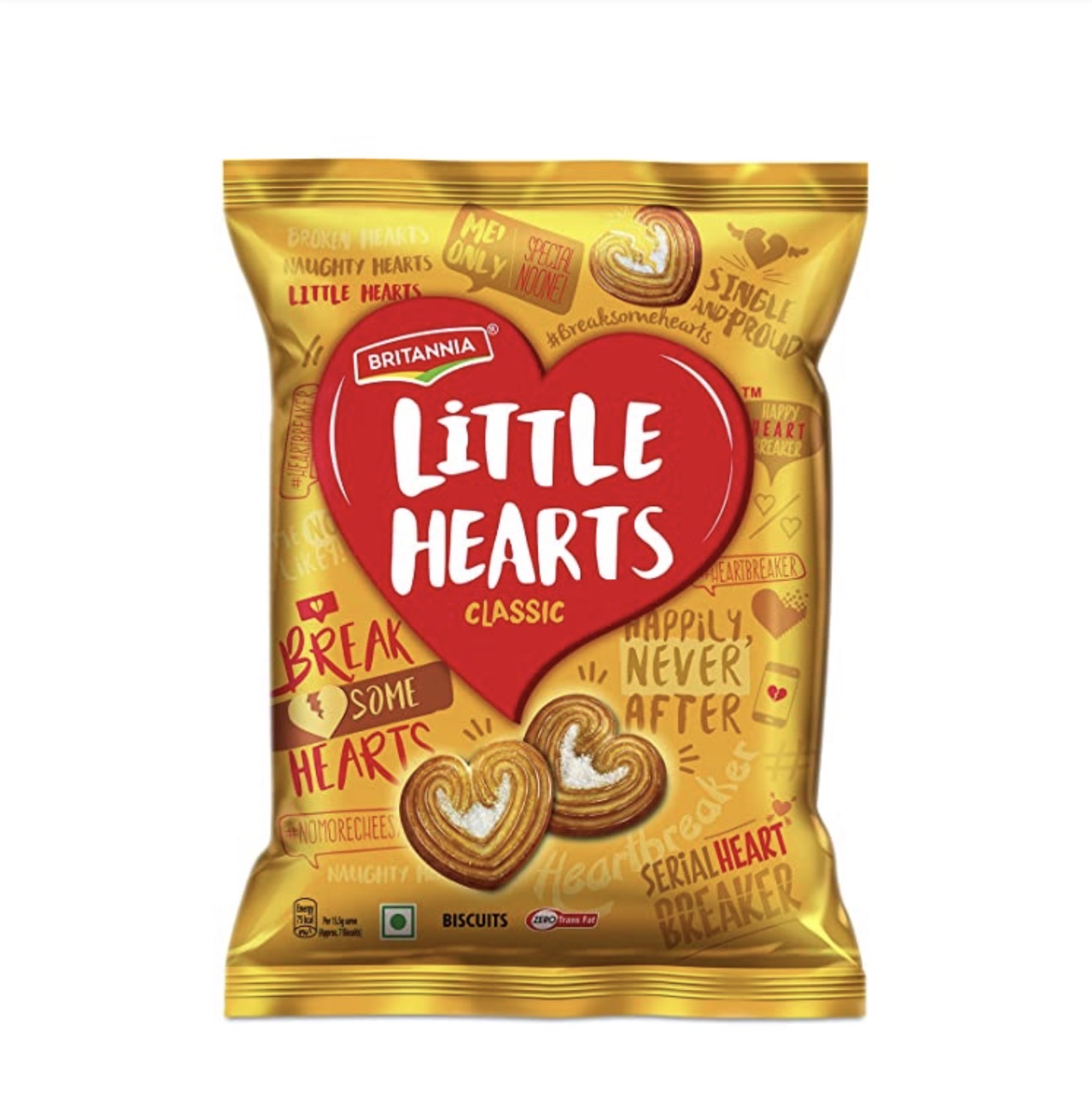 Britannia Little Hearts  75g