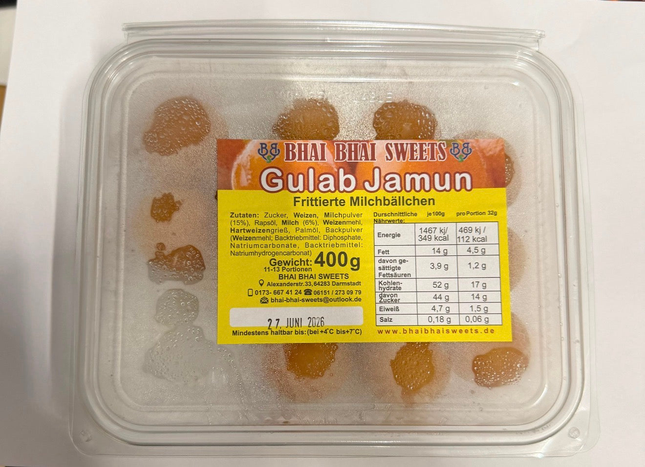 Fresh Gulab Jaman 400g