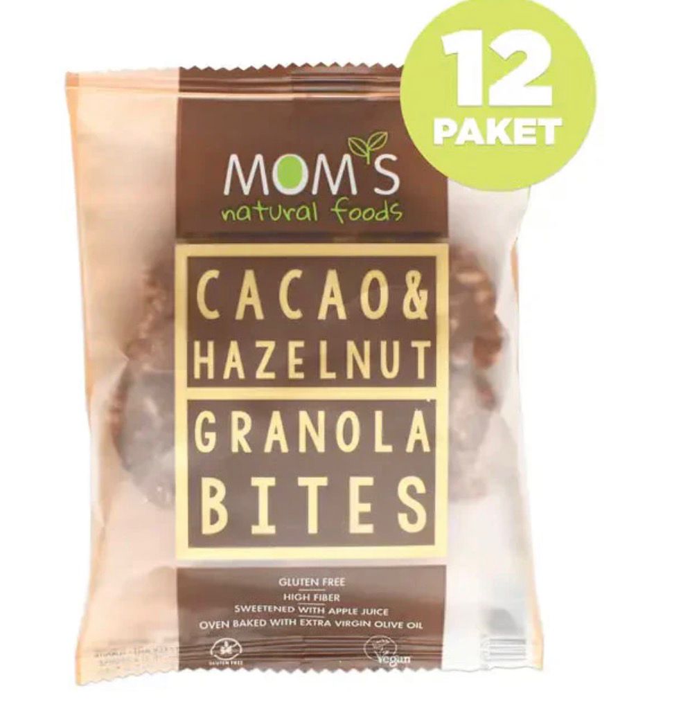 Mom's Natural Foods  12 Gluten Free Cocoa & HAZELNUT BITES