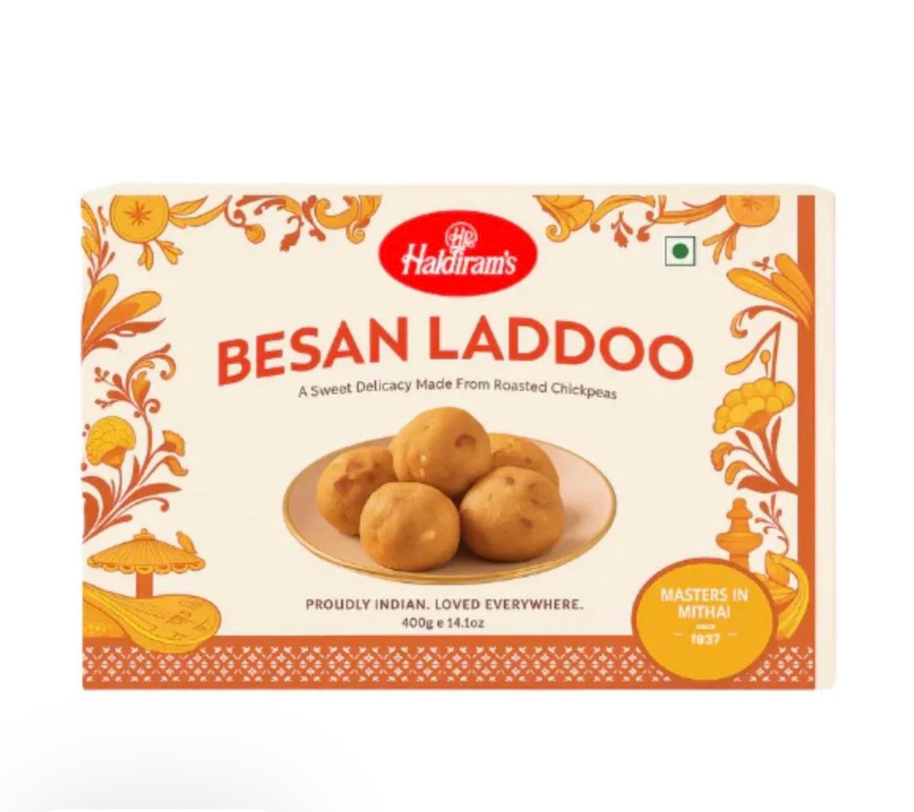 Haldiram's  Besan Ladoo 400g BBD April 2026